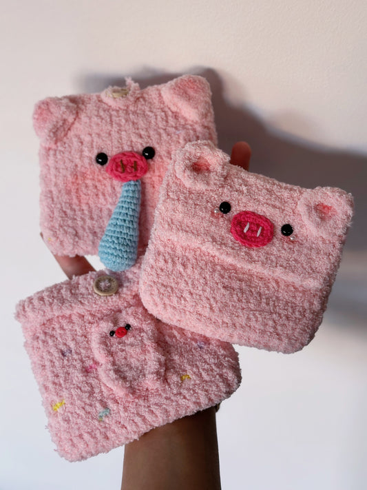 Piggy Purse, Card Holder | Crochet | Handmade