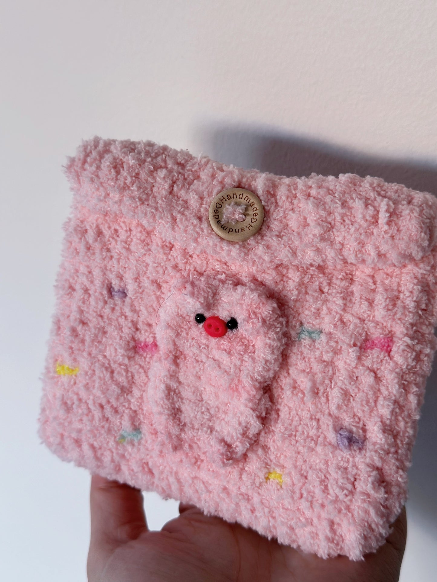 Piggy Purse, Card Holder | Crochet | Handmade