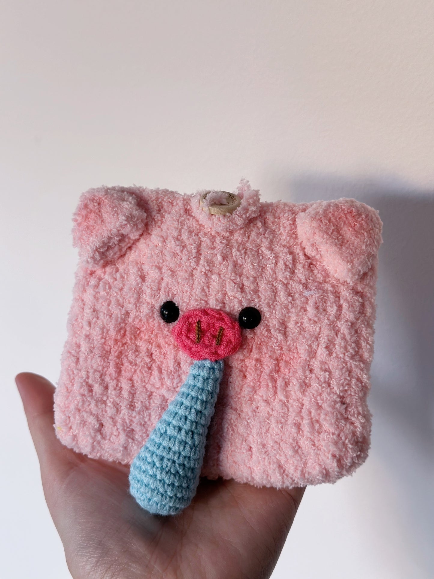 Piggy Purse, Card Holder | Crochet | Handmade