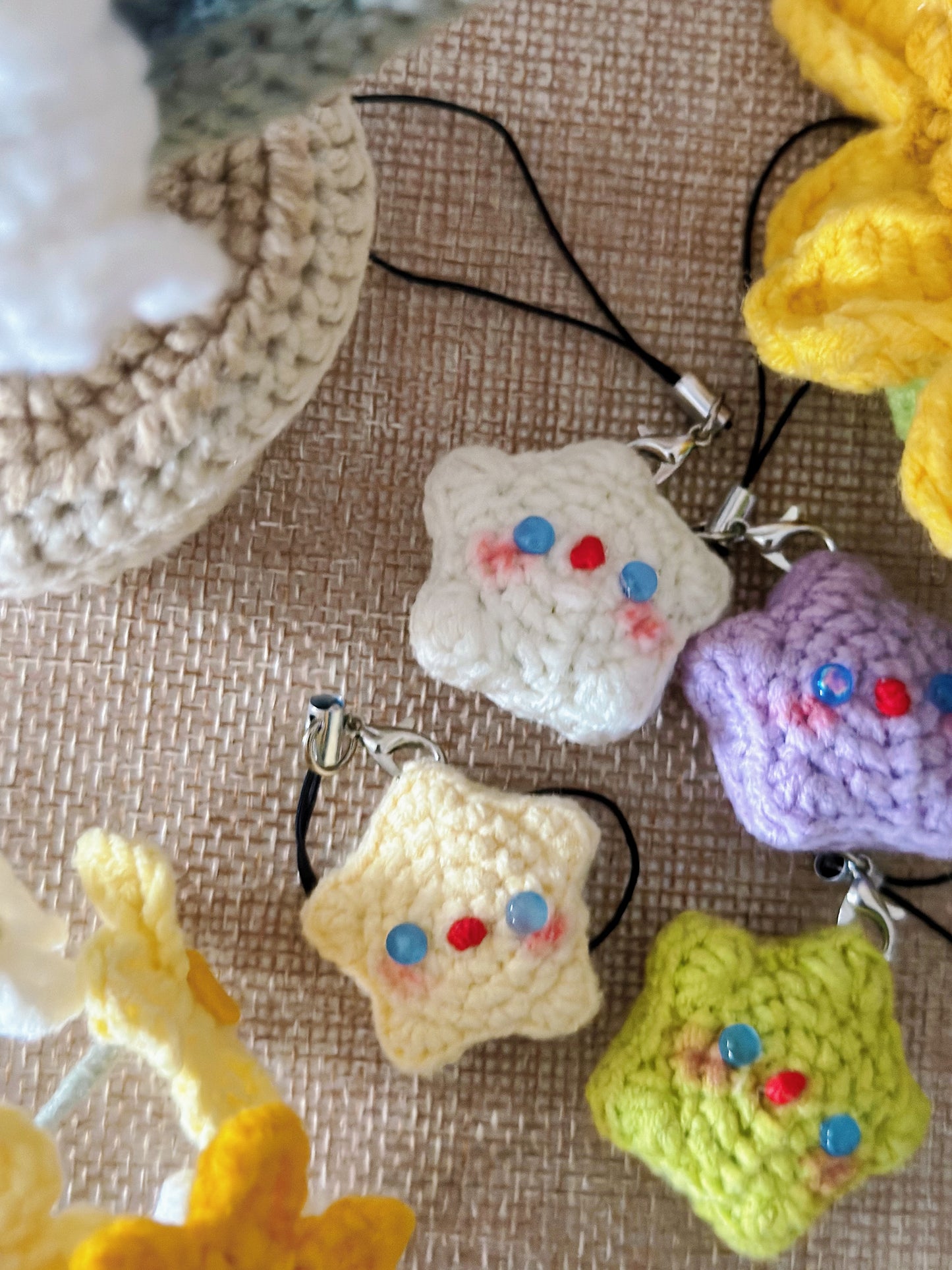 Star Keychains | Handmade | Crochet