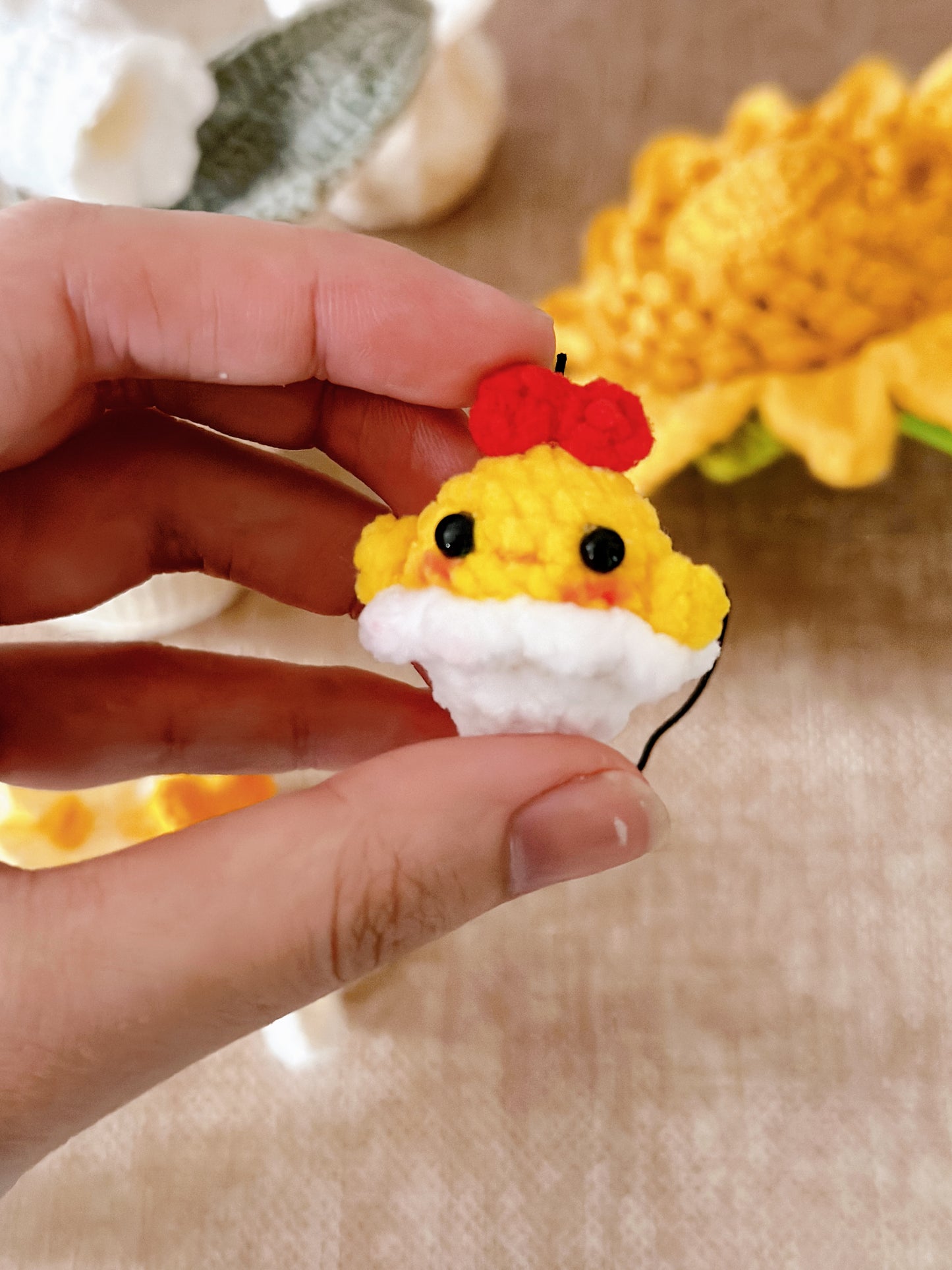 Chicken Keychains | Handmade | Crochet