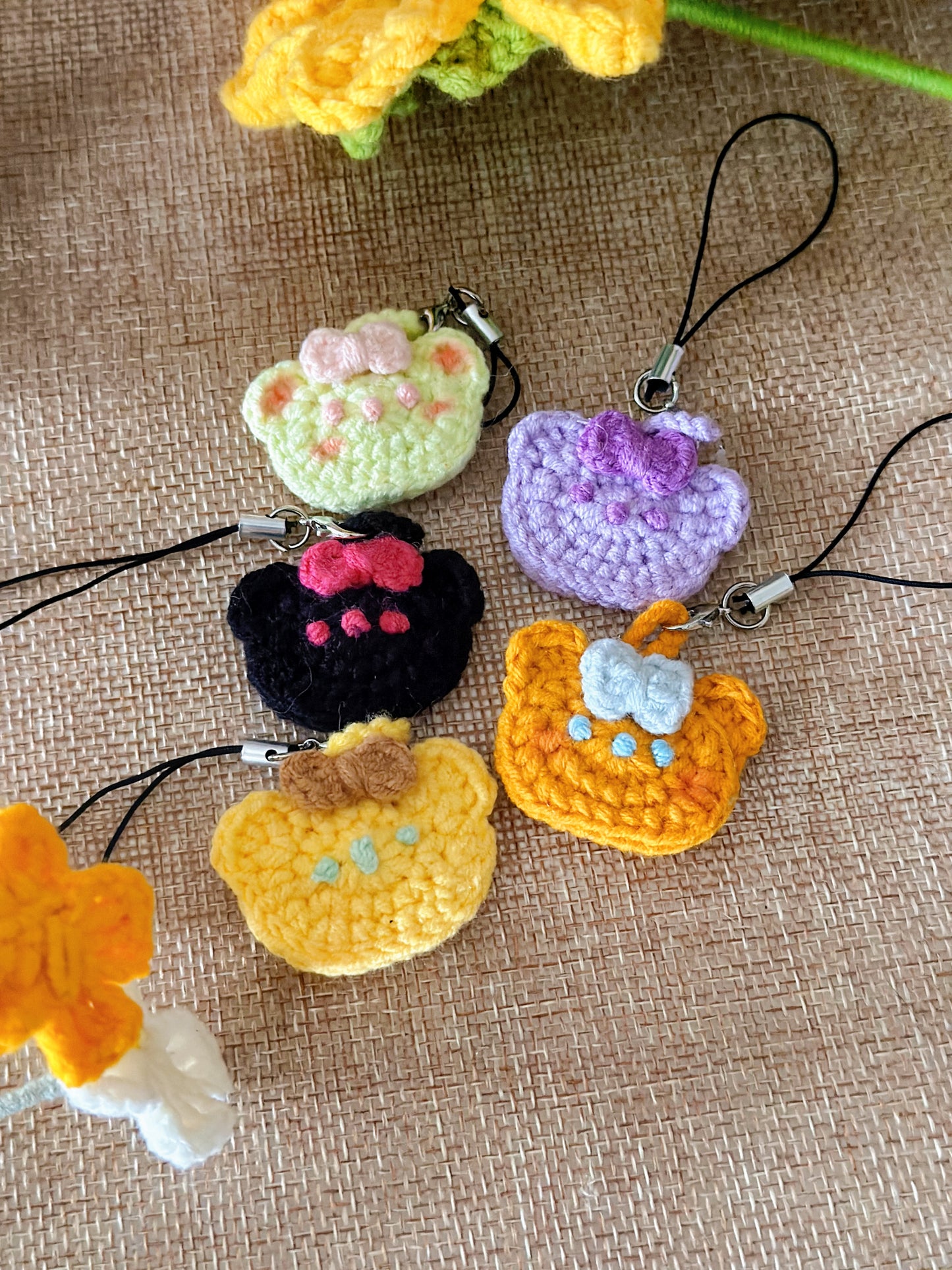 Bear Cookies Keychains | Handmade | Crochet