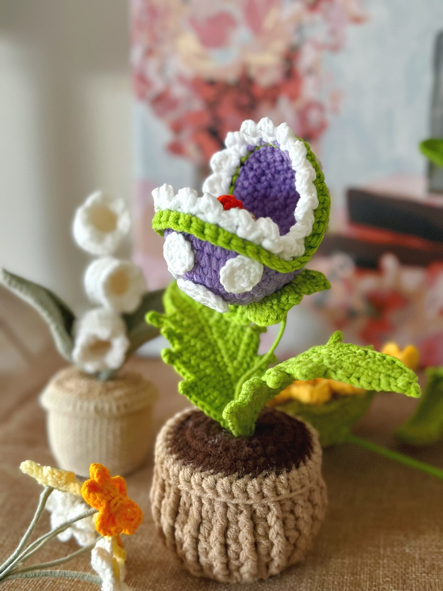 Potted Plant - Chomper | Handmade | Crochet