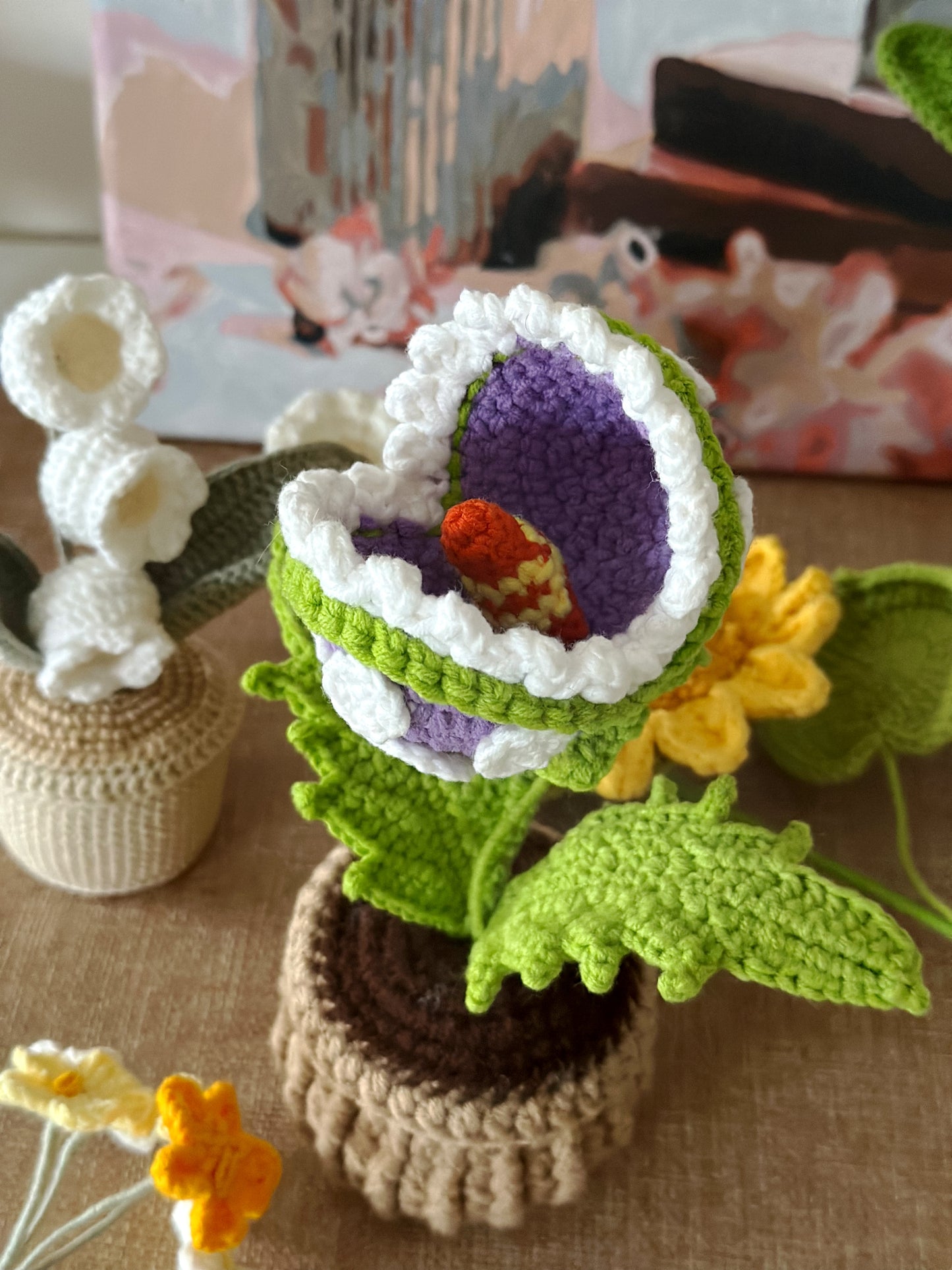 Potted Plant - Chomper | Handmade | Crochet