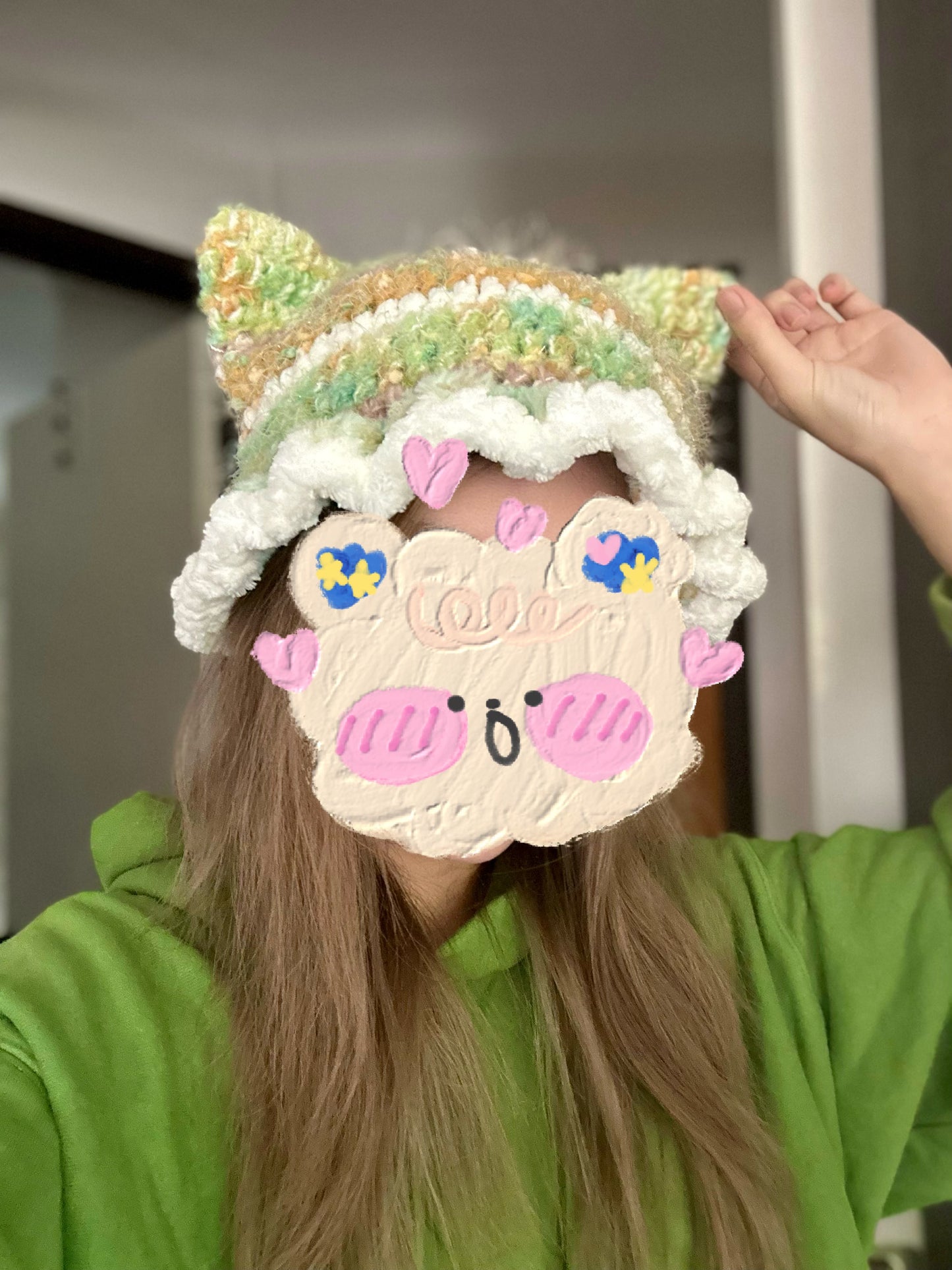 Crochet Cat Beanie | Handmade